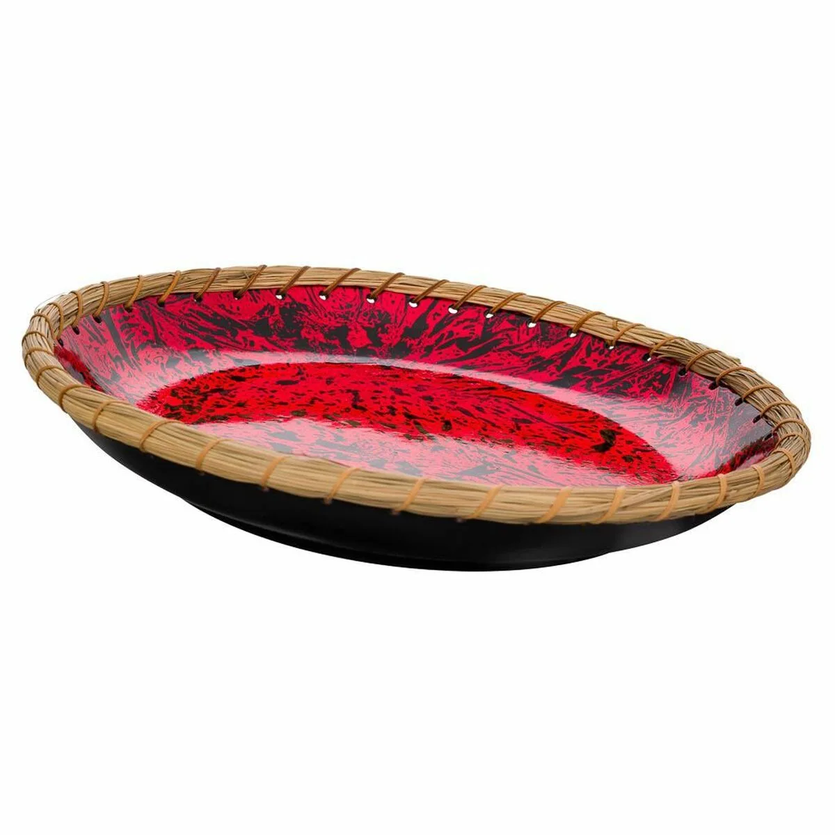 Centre de table alexandra house living noir rouge argente ceramique 32 x 6 x 32 cm d163051835. Chez Diaytar, chaque détail compte pour votre satisfaction totale.