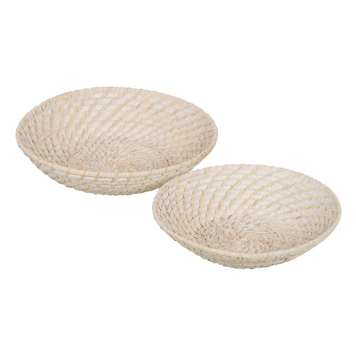 Centre de table blanc bambou rotin 35 x 35 x 8 cm 2 unites s880616779. Bienvenue sur Diaytar, l'endroit où les produits ne sont pas juste achetés, mais sont adoptés pour la vie.