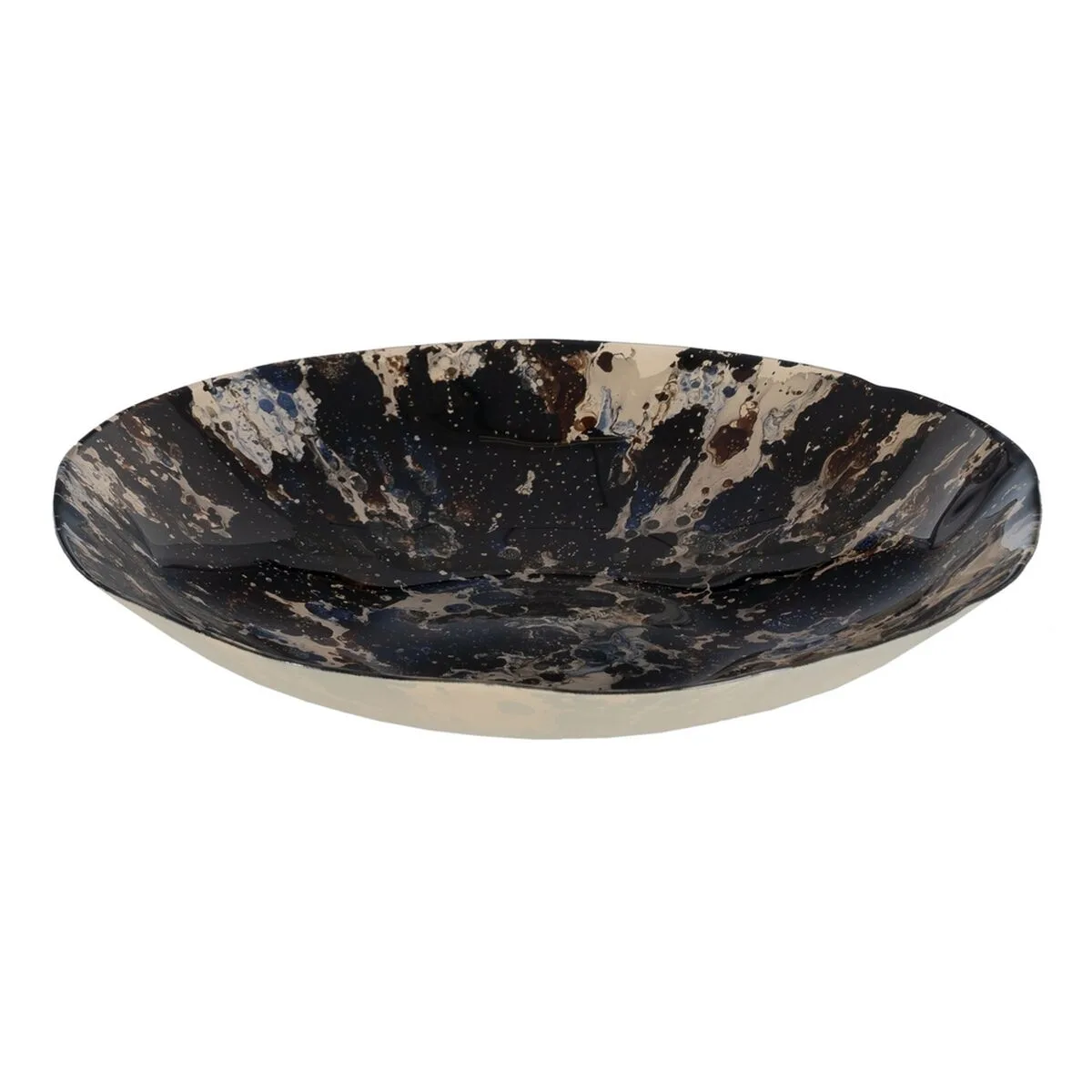 Centre de table bleu marron verre 39 x 39 x 6 5 cm s880456889. Osez l'originalité avec les créations mode exclusives de Diaytar.