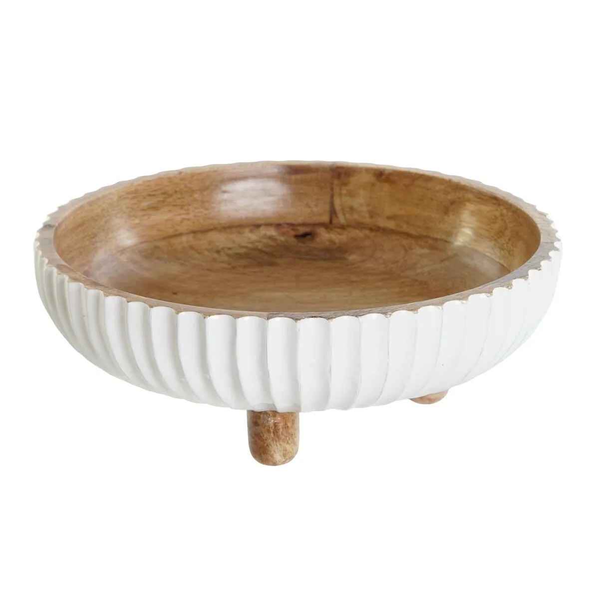 Centre de table dkd home decor blanc brun fonce bois de manguier 25 x 25 x 9 cm s305359589. Élargissez vos horizons avec Diaytar, le hub de tous les produits qui comptent vraiment dans votre vie de tous les jours