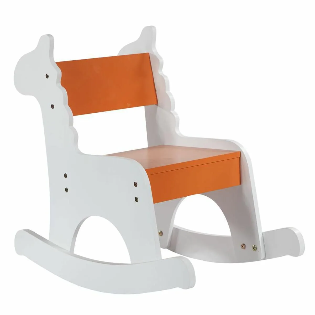 Chaise a bascule alexandra house living blanc orange bois mdf 33 x 55 x 51 5 cm enfant girafe d162988512. Créez votre look signature avec les pièces mode sélectionnées par Diaytar.