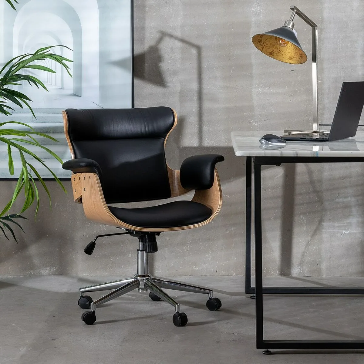 Chaise de bureau noir naturel 68 x 62 x 85 cm s880083741. Diaytar, c'est la garantie de tomber sur ce produit unique qui fera de votre quotidien une expérience extraordinaire