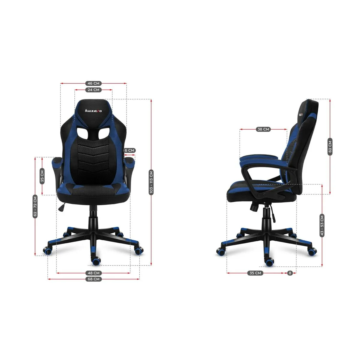 Chaise de jeu huzaro force 2 5 bleu noir s913016278. Bienvenue sur Diaytar, où le shopping généraliste devient une chasse au trésor pour produits tendance et innovants