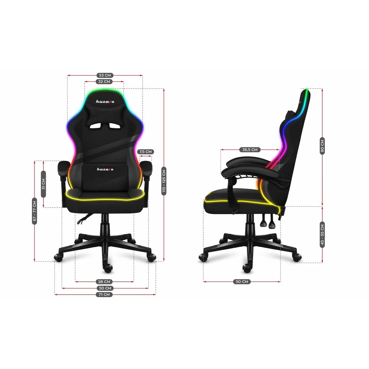 Chaise de jeu huzaro hz force 4 4 rgb black s914624062. Diaytar, c'est la rencontre parfaite entre modernité et authenticité.