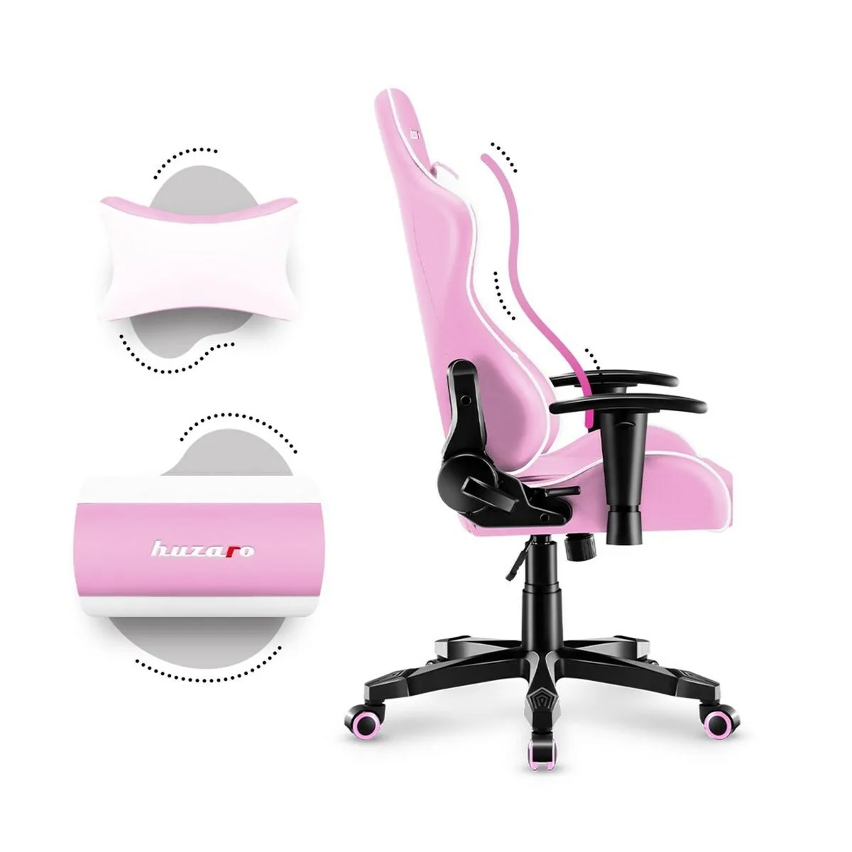 Chaise de jeu huzaro hz ranger 6 0 pink blanc s911436071. L'ADN de Diaytar : un mélange éclectique et raffiné de produits qui parle aussi bien aux geeks qu'aux esthètes