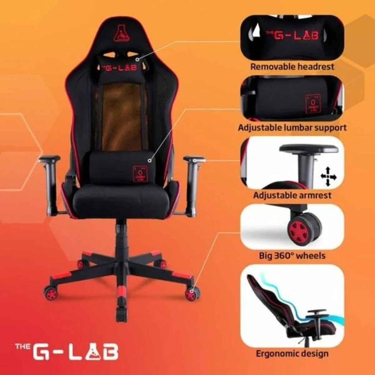 Chaise de jeu the g lab oxygen bleu m030838197. Bienvenue sur Diaytar, l'endroit où les produits ne sont pas juste achetés, mais sont adoptés pour la vie.