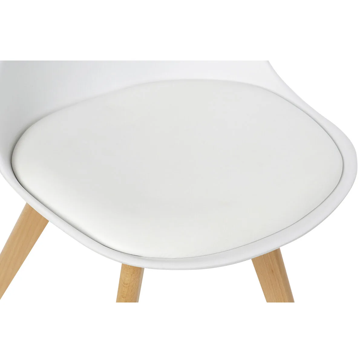 Chaise dkd home decor blanc naturel polypropylene bois de hetre 48 x 55 x 83 cm s304397833. La qualité Diaytar : un engagement, une promesse, une satisfaction garantie.