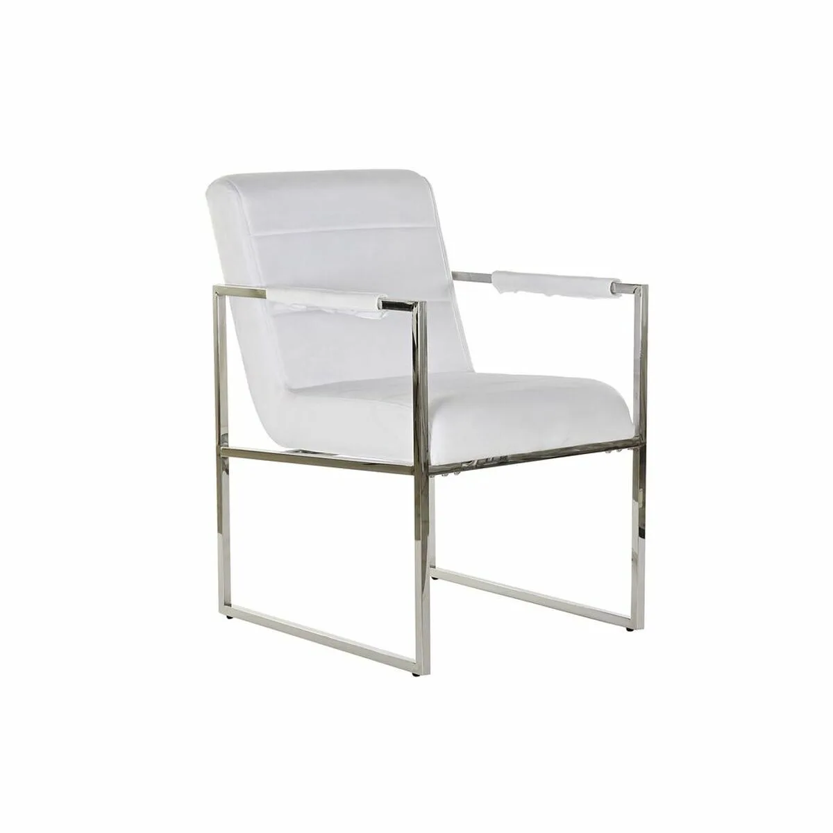 Chaise dkd home decor polyester acier blanc 56 x 68 x 92 cm s302334616. Diaytar s'adapte à vos besoins avec une gamme complète et variée.
