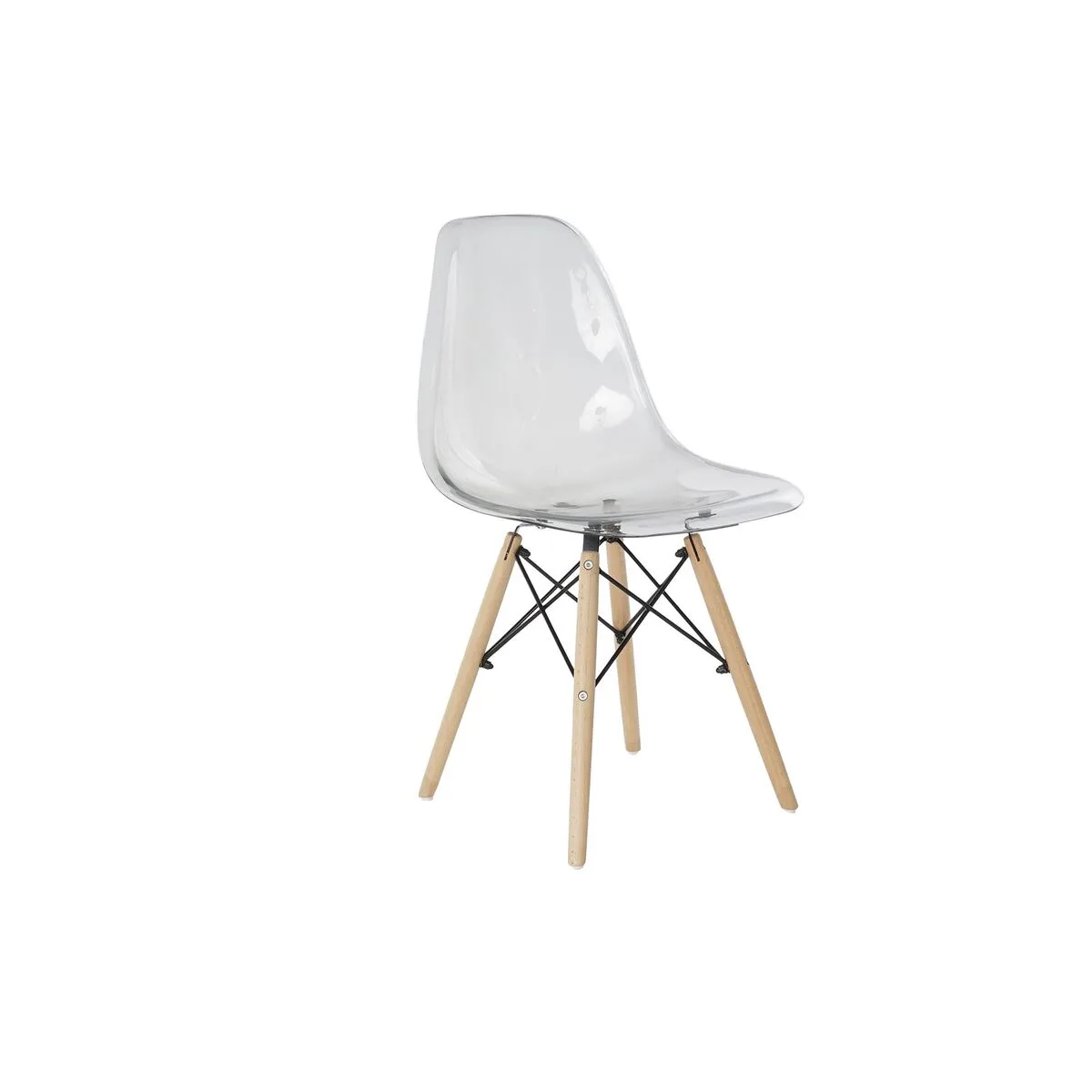 Chaise dkd home decor transparent naturel 50 x 46 x 83 5 cm s303361065. Exprimez votre personnalité avec les accessoires tendance de Diaytar.