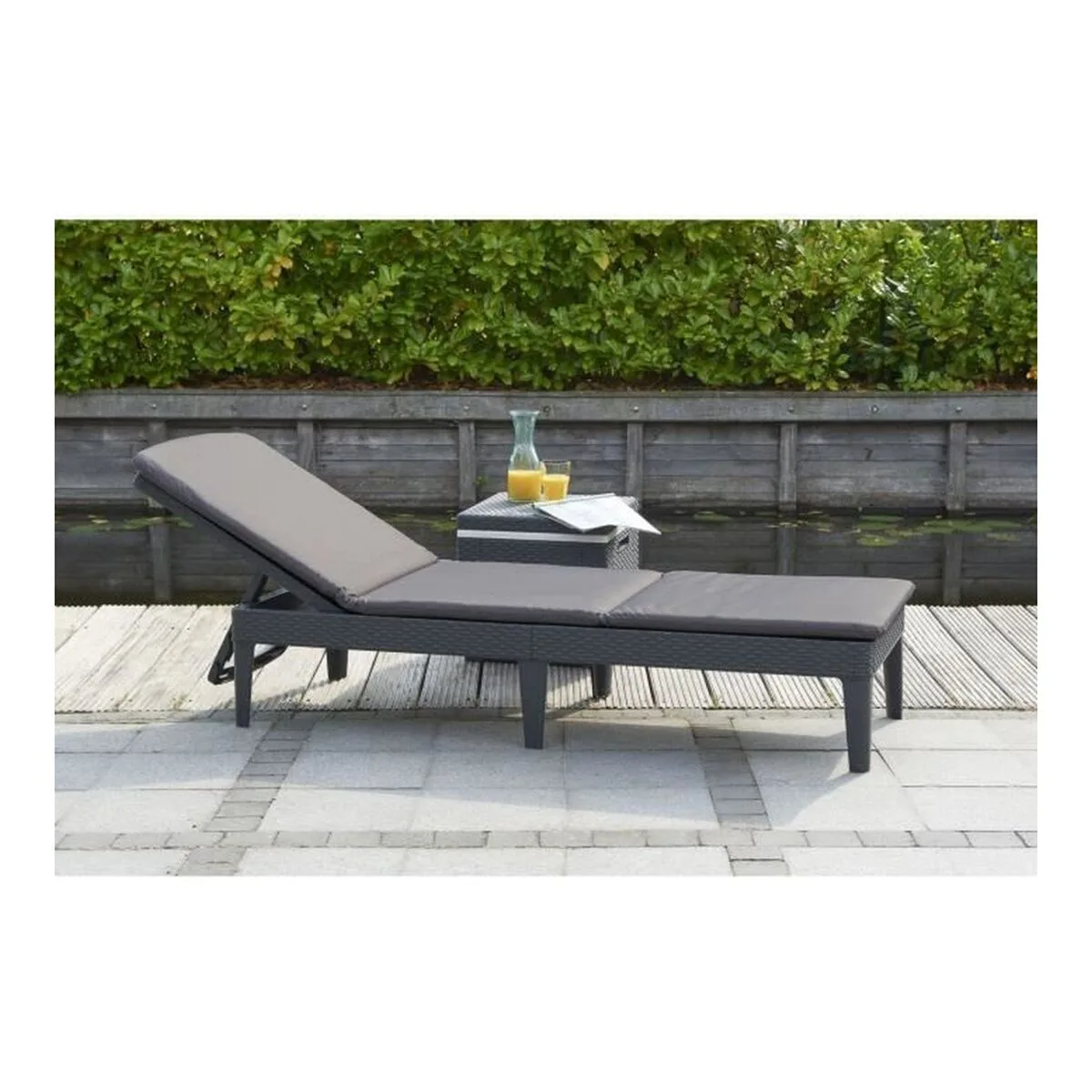 Chaise longue allibert by keter 8711245146294 gris 187 x 58 x 29 cm s710364447. Diaytar s'engage : derrière chaque produit se cache une promesse de qualité, de durabilité et de satisfaction.