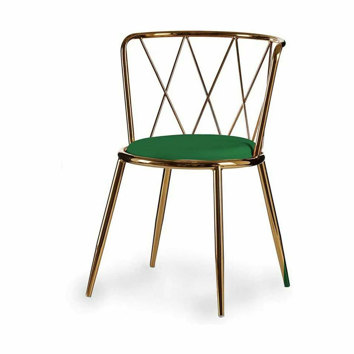 Chaise losanges vert dore 50 5 x 73 x 51 cm 2 unites s362633694. Nous avons bâti Diaytar sur une idée simple : vous méritez le meilleur des produits, sans avoir à chercher pendant des heures.