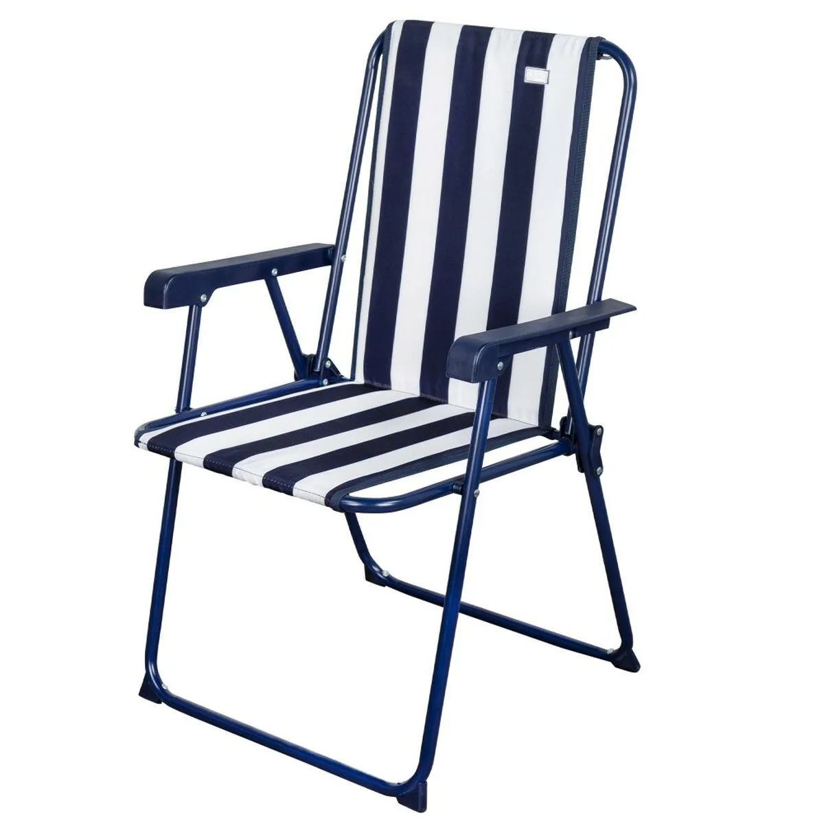 Chaise pliante aktive a rayures blanc blue marine 43 x 85 x 47 cm 4 unites s890131467. Transformez votre intérieur avec les produits déco Diaytar !