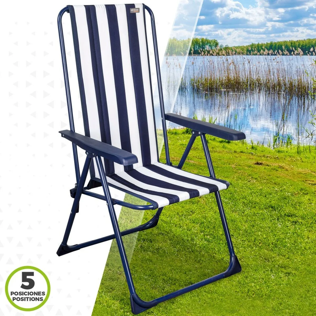 Chaise pliante aktive a rayures blanc blue marine 46 x 101 x 59 cm 4 unites s890131598 Chaise pliante aktive a rayures blanc blue marine 46 x 101 x 59 cm 4 unites s890131598. Diaytar, c'est votre passeport pour un tour du monde des produits les plus inspirants, sans quitter votre canapé.