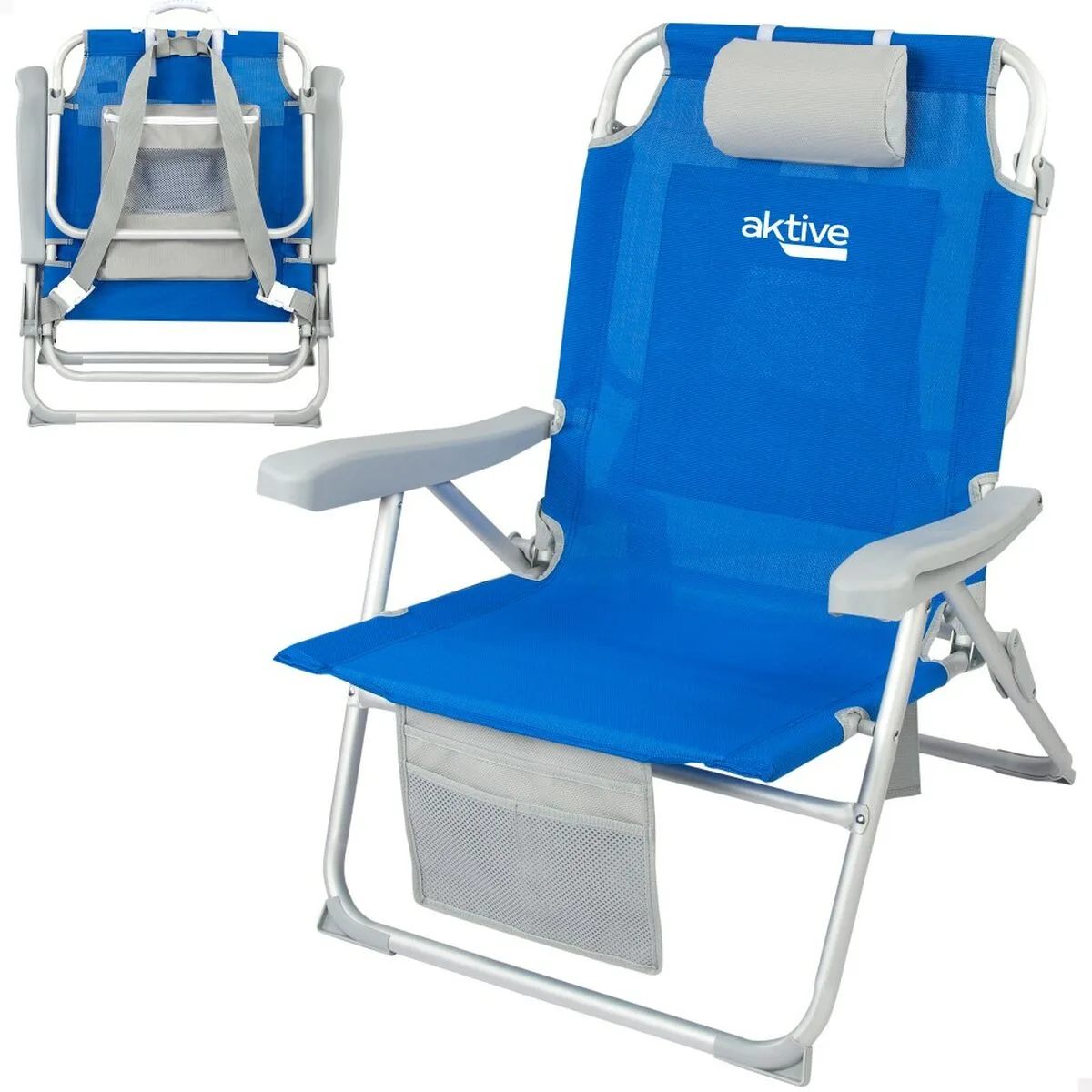 Chaise pliante aktive xxl bleu gris reconditionne c v070717611. La recette Diaytar : un tiers de design, un tiers d'innovation, un tiers de fonctionnalité. Le tout saupoudré de tendance.