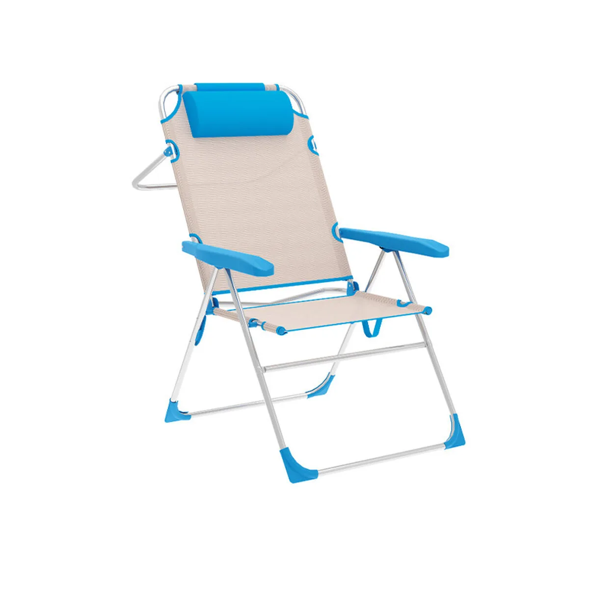 Chaise pliante marbueno bleu beige 67 x 99 x 66 cm d140003259. Diaytar s'adapte à vos besoins avec une gamme complète et variée.