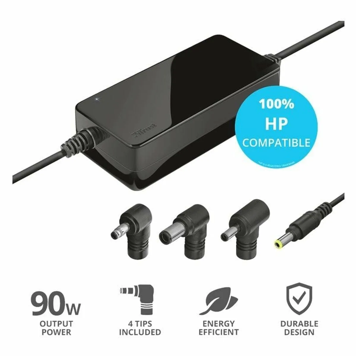 Chargeur d ordinateur portable trust 23393 90 w s990801937. Votre vie, simplifiée et stylisée par Diaytar et sa collection de produits essentiels et innovants