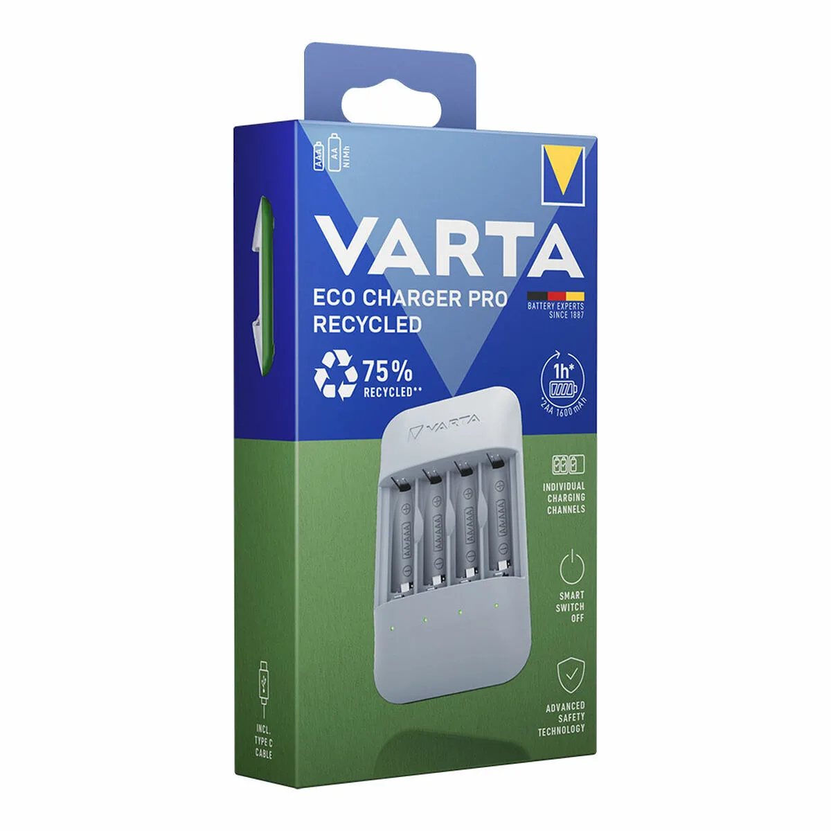 Chargeur de batterie varta eco charger pro recycled 4 batteries s792314758. Nous sélectionnons pour Diaytar des produits qui ont une histoire, une âme, et qui sauront trouver une place dans la vôtre.