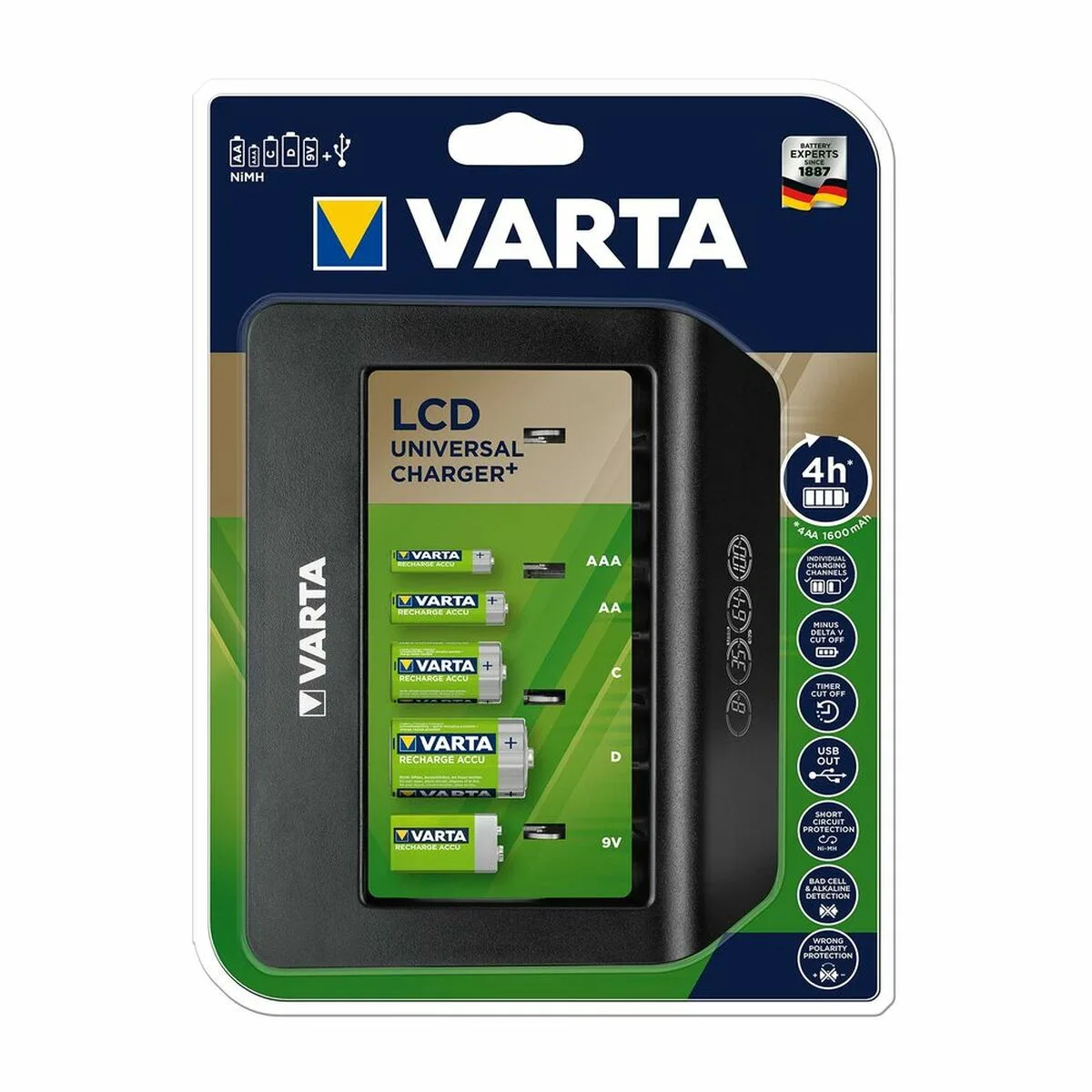 Chargeur de batterie varta lcd universal charger type c type d 1600 mah 100 240 v s790898099. Diaytar s'adresse aux esprits modernes en quête de produits qui allient performance technologique et design épuré