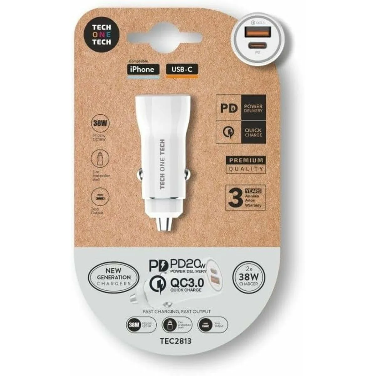 Chargeur de voiture tech one tech tec2813 s990765340. Diaytar, c'est l'assurance de découvrir des produits que vous ne trouverez nulle part ailleurs, tous domaines confondus