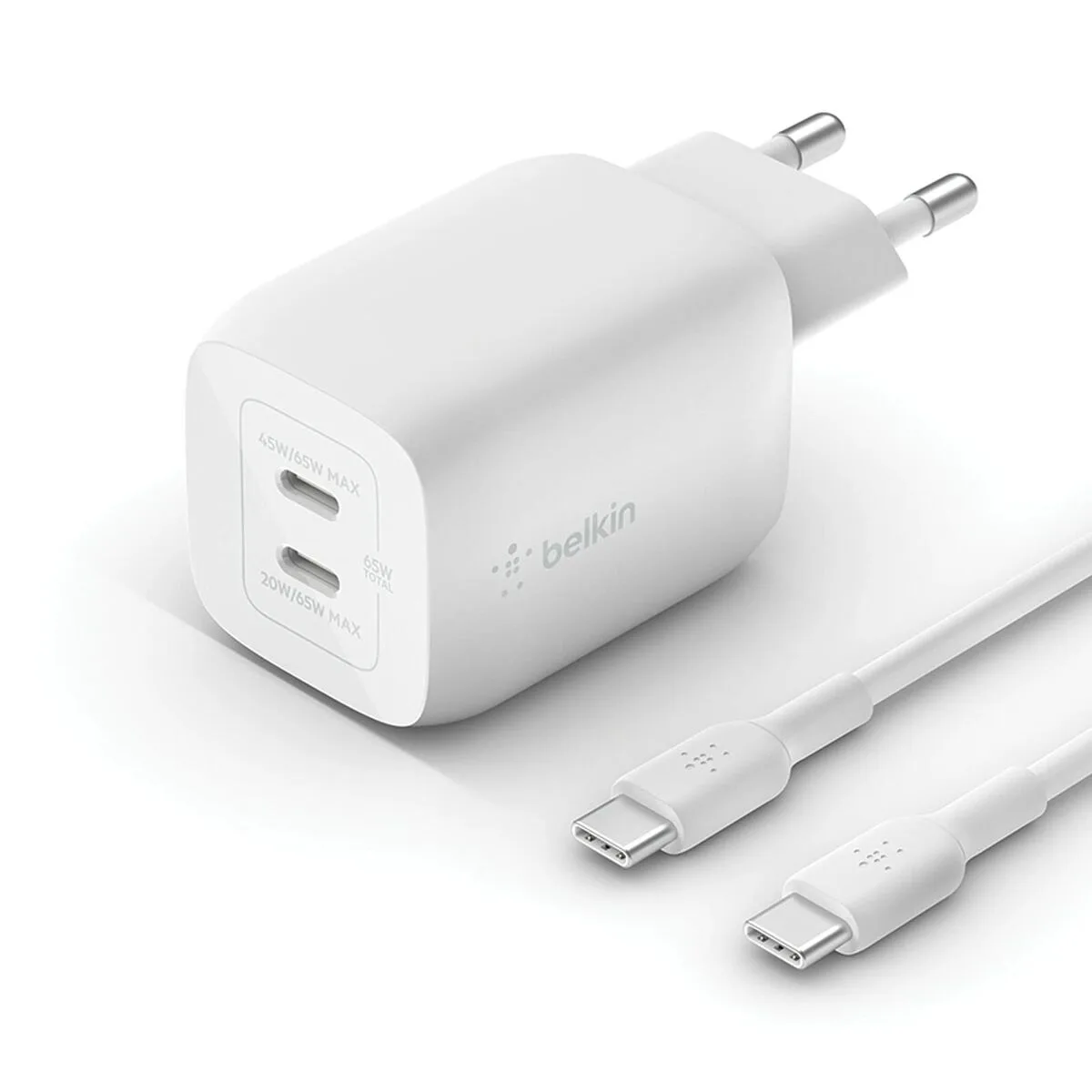 Chargeur mural belkin wch013vf2mwh b6 blanc 65 w s777099938. Révélez votre style avec la collection capsule Diaytar, limitée et exclusive.