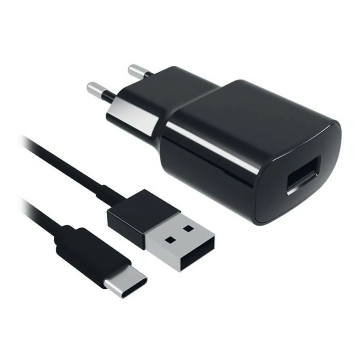 Chargeur mural cable usb c contact 8427542980744 2a noir s190385042. Découvrez l'univers Diaytar - Des milliers de produits sélectionnés avec soin pour vous.