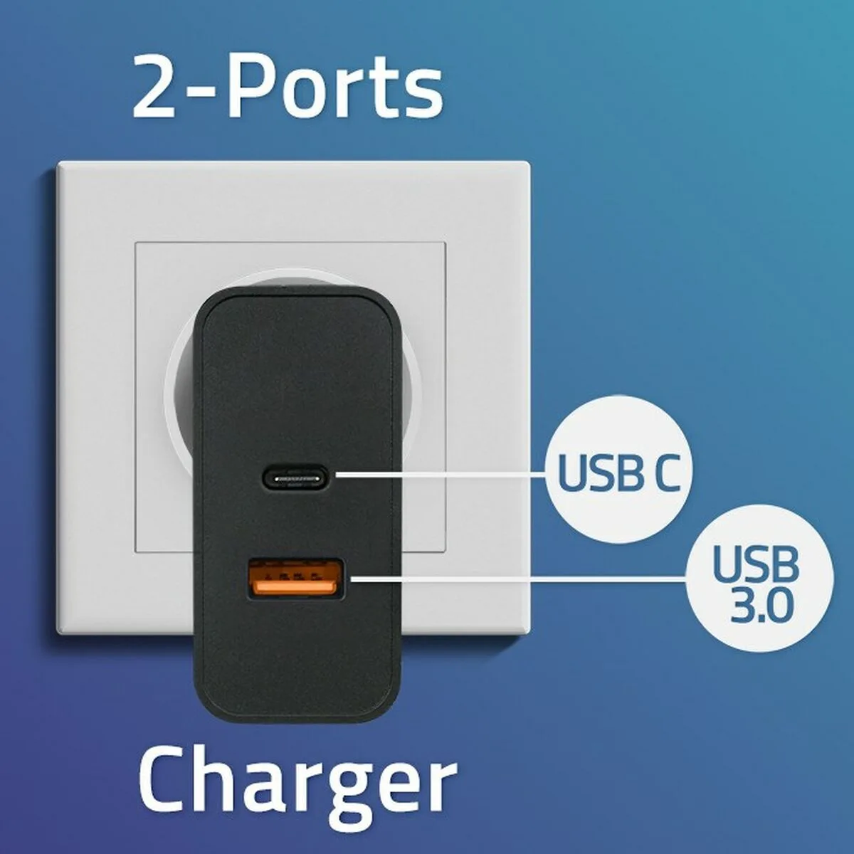 Chargeur mural qoltec 52380 noir 65 w 1 unites s916421485. Transformez votre intérieur avec les produits déco Diaytar !