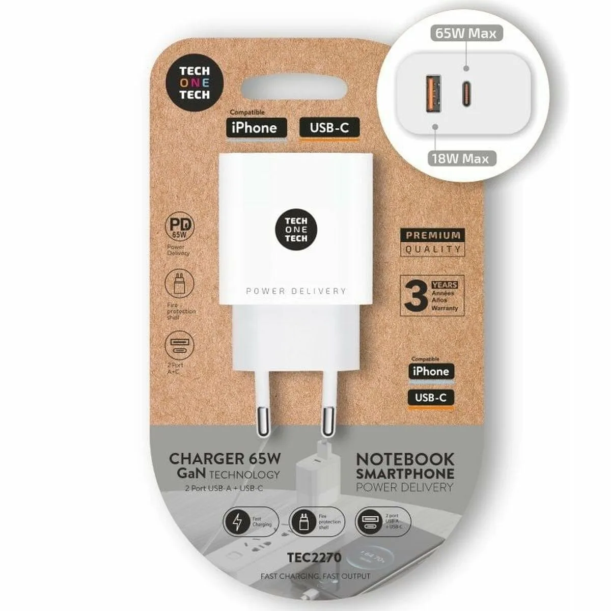Chargeur mural tech one tech tec2270 65 w s991647914. Diaytar a été conçu pour ceux qui refusent le compromis. Ici, chaque produit est une victoire du qualitatif sur le quantitatif.