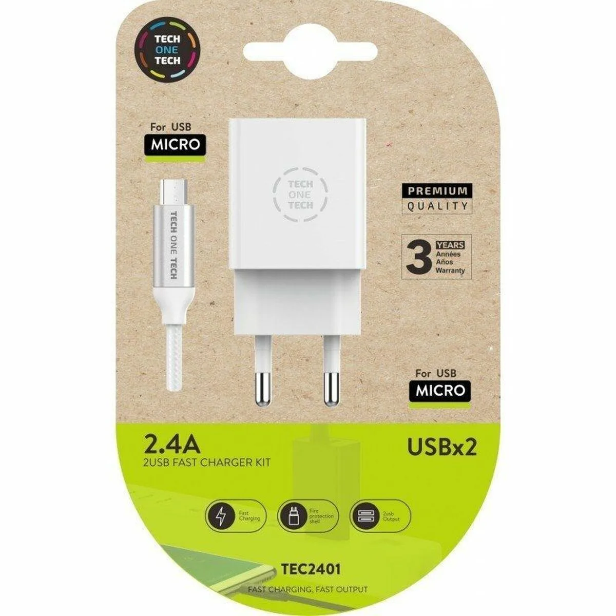 Chargeur mural tech one tech tec2401 blanc s991113268. Diaytar a fait de la variété son arme secrète : une offre généraliste si vaste que vous y trouverez forcément l'inimaginable