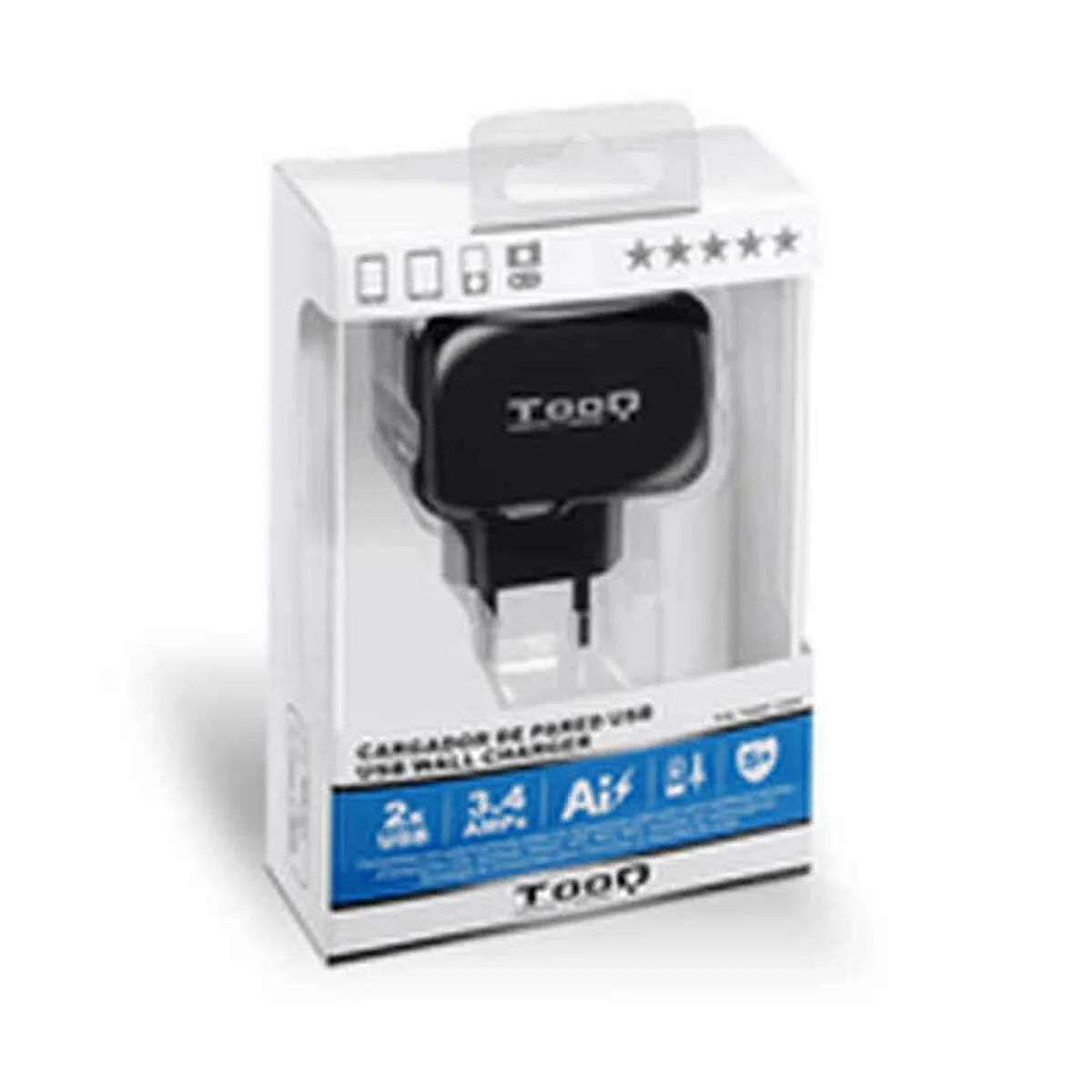 Chargeur mural tooq tqwc 1s02 usb 17w noir 17 w s990742487. Chez Diaytar, la tendance n'est pas qu'une question d'apparence, c'est une question de fonctionnalité et d'innovation