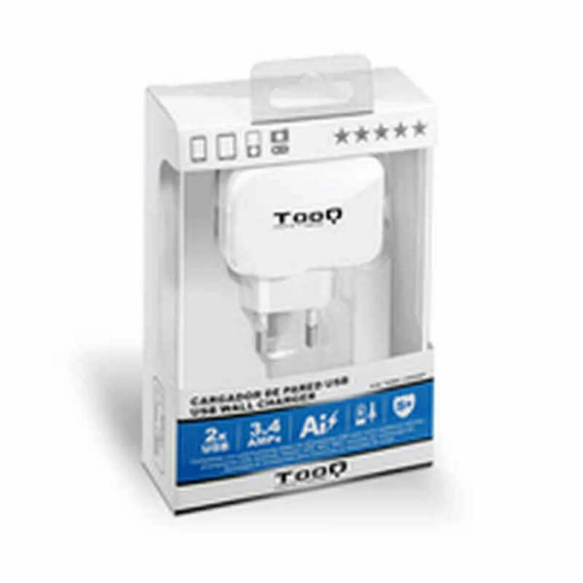 Chargeur mural tooq tqwc 1s02wt usb x 2 17w blanc 17 w s990742526. Diaytar, c'est le testament vivant qu'on peut allier large choix et qualité exemplaire dans le e-commerce.