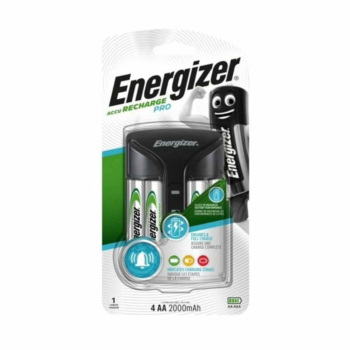 Chargeur piles rechargeables energizer pro charger s910619076. Diaytar a fait le pari de la transparence : nous vous disons tout sur l'origine et la conception de nos produits.