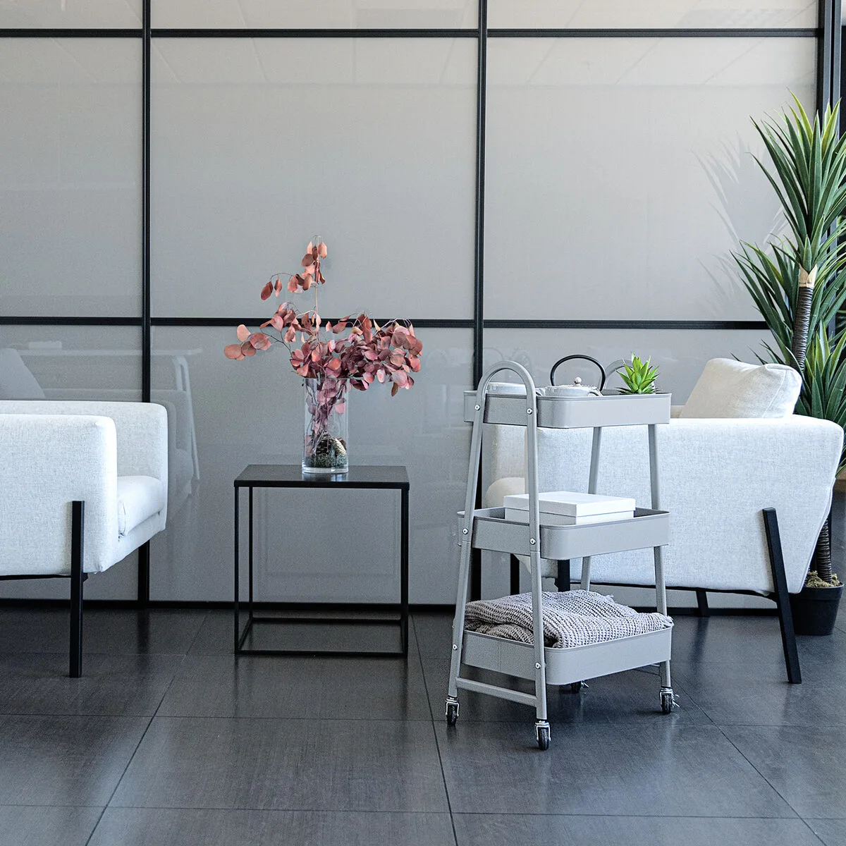 Chariot a legumes quid casio gris metal 45 x 30 6 x 77 5 cm s271080444. Diaytar cultive l'art du bien-être à travers ses produits soigneusement choisis.