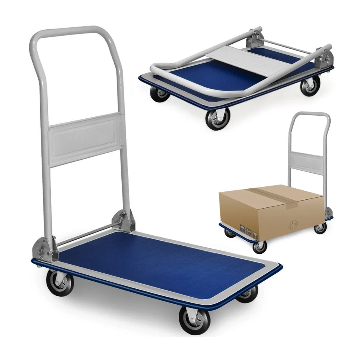 Chariot edm 99997 bleu 150 kg 82 x 48 x 73 cm s790051838. Nos stylistes Diaytar dénichent pour vous les pépites de la saison.