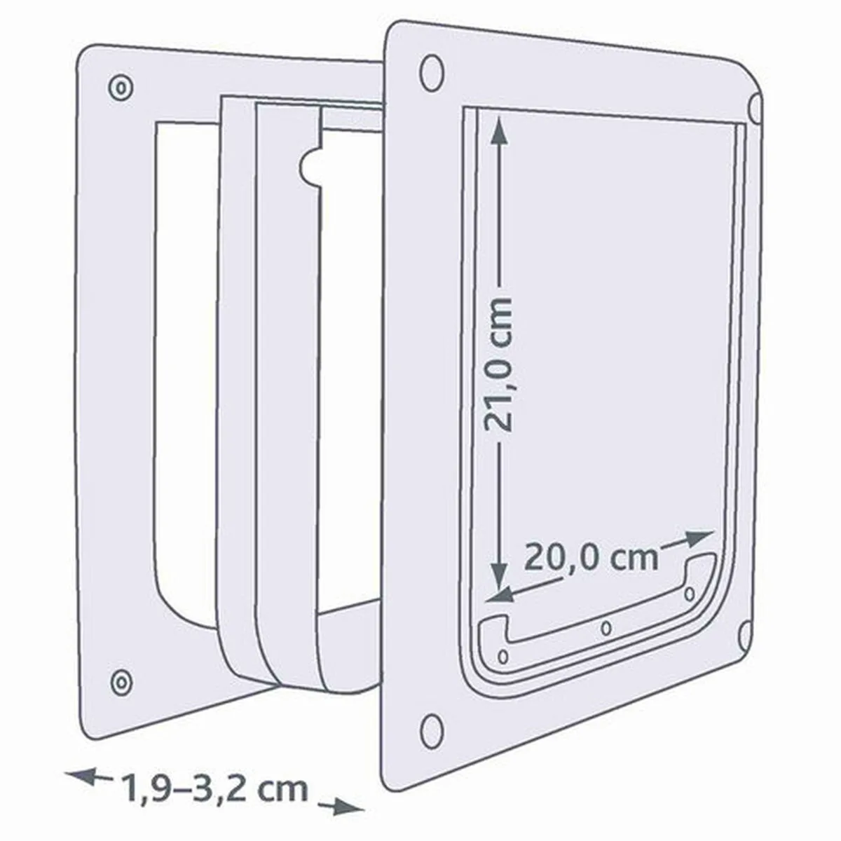 Chatiere trixie blanc plastique 25 x 29 cm m060127145. Nous avons bâti Diaytar sur une idée simple : vous méritez le meilleur des produits, sans avoir à chercher pendant des heures.
