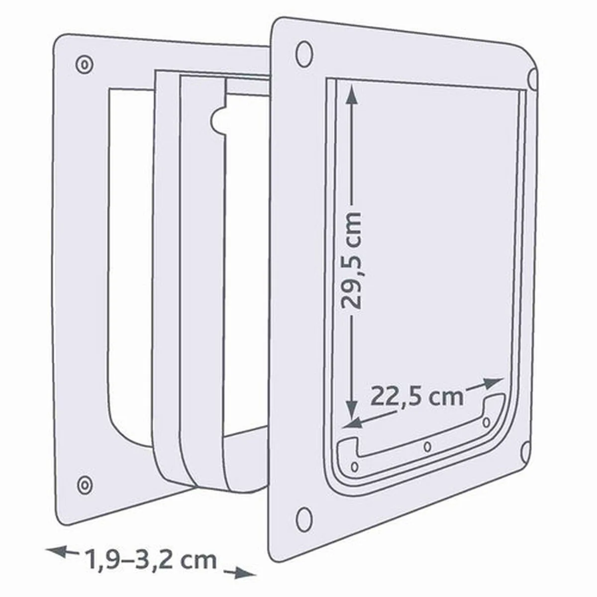Chatiere trixie blanc plastique 30 x 36 cm m060127050. Pour les esprits curieux et exigeants, Diaytar est la source intarissable de produits rares et ingénieux.
