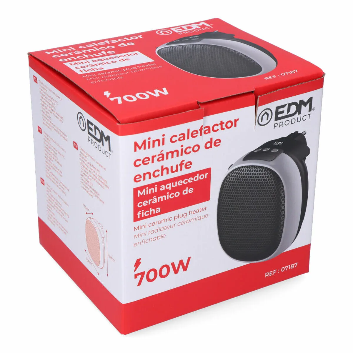 Chauffage ceramique electrique edm 07187 700 w mini s792092612. Soyez à la pointe de la tendance et de la technologie avec Diaytar, votre partenaire pour un shopping généraliste avisé