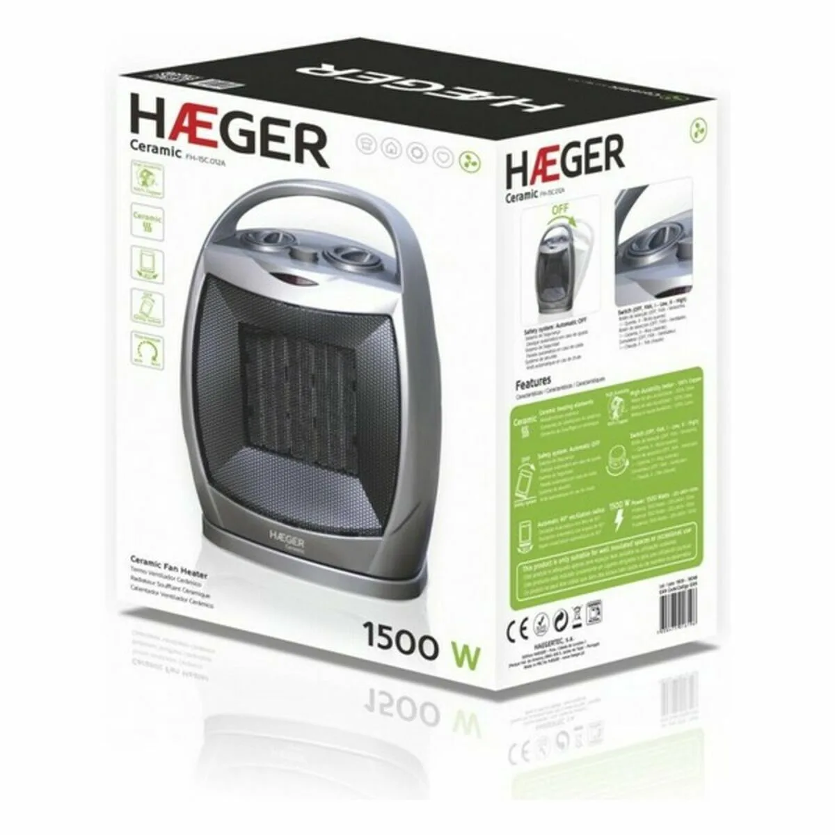 Chauffage ceramique electrique haeger fh 15c 012a 1500 w multicouleur s778149439. Diaytar, c'est la vitrine permanente des innovations produits qui vont faire parler d'elles dans les mois à venir.