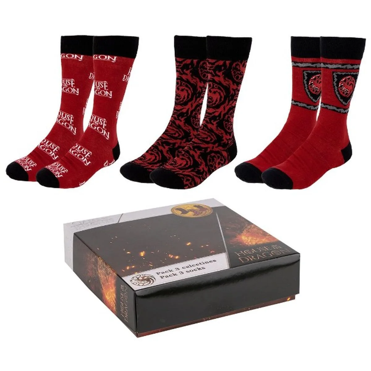 Chaussettes house of dragon 3 pieces 40 46 s073733955. Diaytar, le curateur de votre style de vie moderne, à travers une offre généraliste constamment renouvelée et actualisée