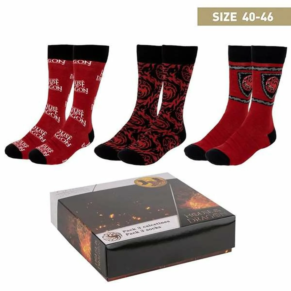Chaussettes house of dragon multicouleur 40 46 s244329569. Diaytar, c'est la démonstration que le meilleur des produits est à portée de clic, sans compromis, sans attente.