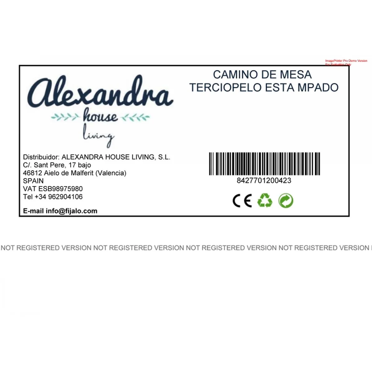 Chemin de table alexandra house living multicouleur 33 x 180 cm d162570829. Diaytar s'adapte à vos besoins avec une gamme complète et variée.