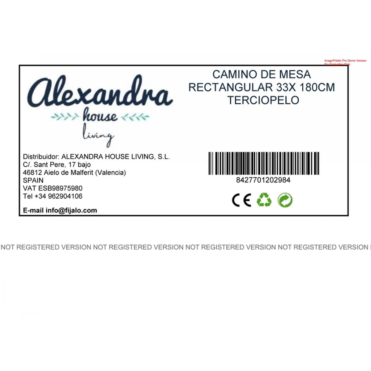 Chemin de table alexandra house living multicouleur 33 x 180 cm rectangulaire d162582924. Chez Diaytar, nous sommes convaincus que le meilleur produit est celui qui allie utilité, beauté et innovation. C'est notre credo.
