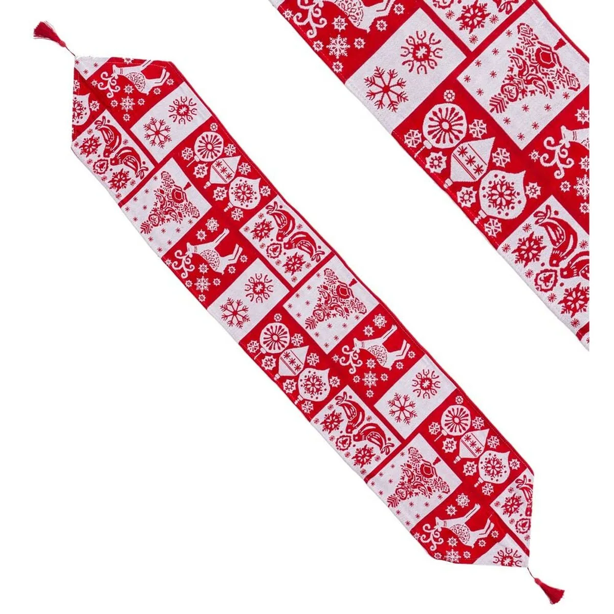 Chemin de table noel blanc rouge polyester 180 x 33 cm s880382755. Diaytar, c'est la solution élégante à tous vos problèmes du quotidien, et la source de nouvelles envies insoupçonnées.