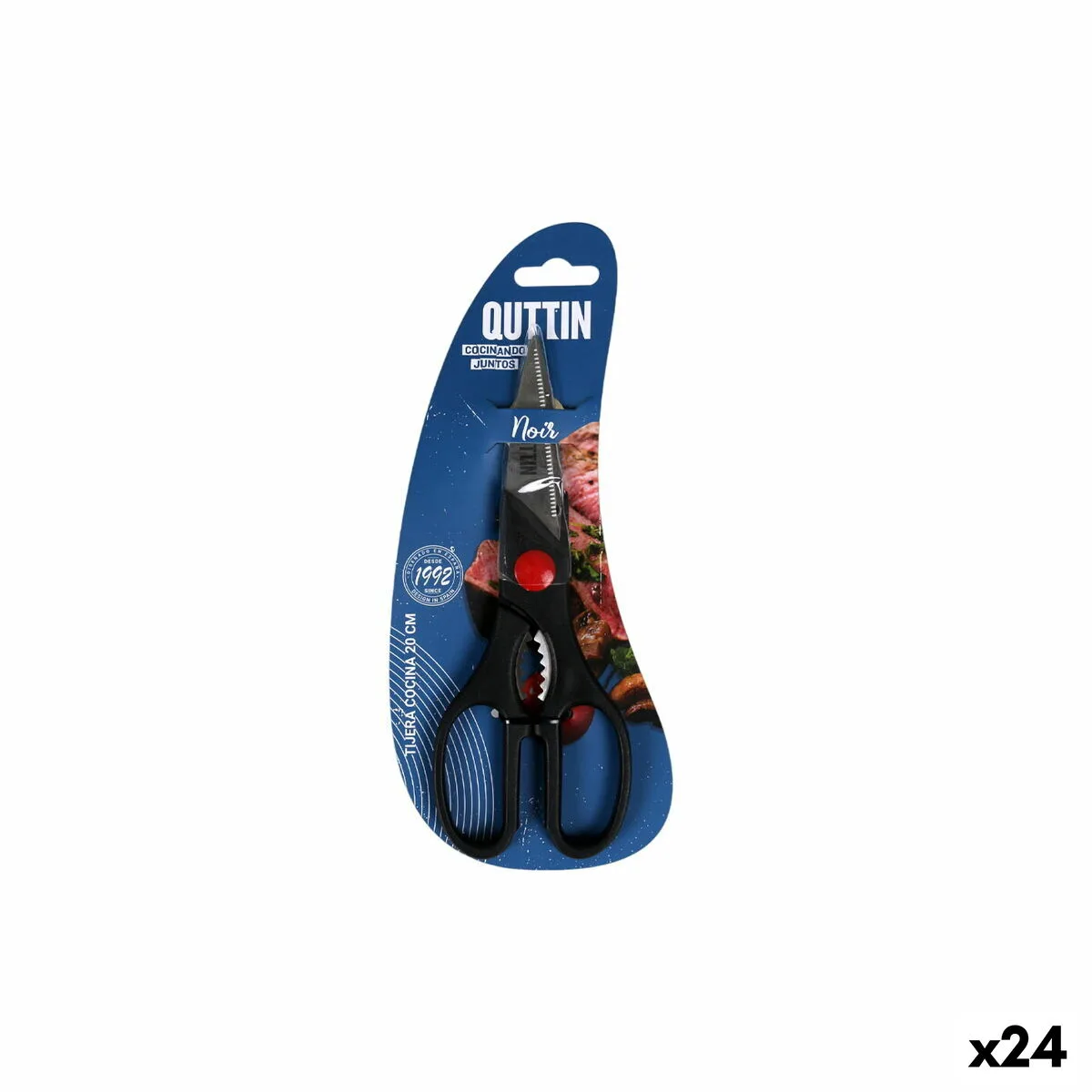Ciseaux de cuisine quttin noir 20 cm 21 x 8 x 1 cm 24 unites s223189751. Pour un quotidien optimisé et stylisé, faites confiance à Diaytar et son expertise en produits généraux et innovants