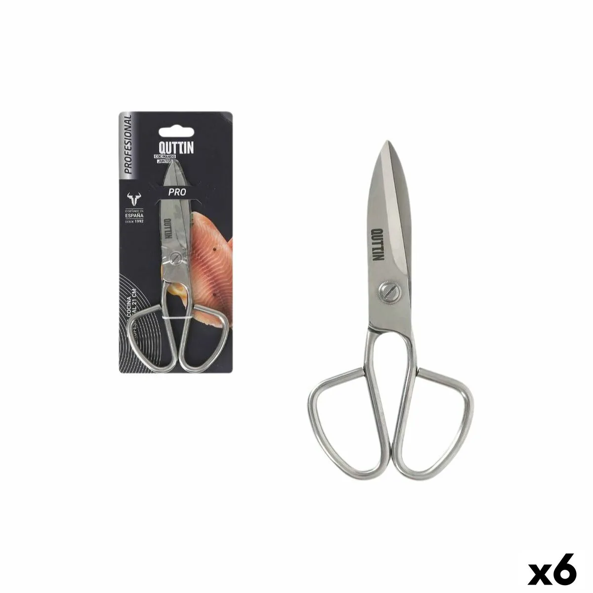 Ciseaux de cuisine quttin pro 21 cm 6 unites s223747117. Diaytar, c'est votre conseiller shopping personnel, toujours à l'affût des pépites qui correspondent à votre style de vie.