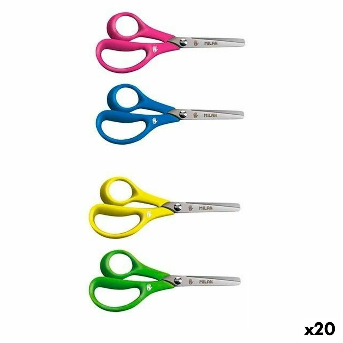 Ciseaux milan acier inoxydable 14 cm 20 unites s842225513. La recette Diaytar : un tiers de design, un tiers d'innovation, un tiers de fonctionnalité. Le tout saupoudré de tendance.