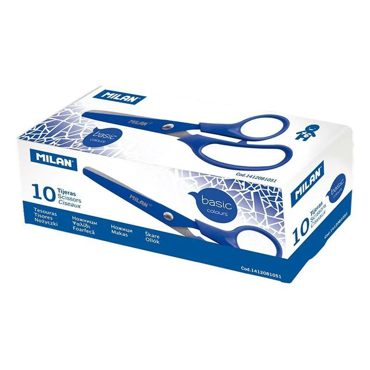 Ciseaux milan bleu acier inoxydable 10 unites s842225372. Diaytar, c'est le compagnon de ceux qui aiment prendre soin d'eux et de leur intérieur avec des produits choisis avec amour.