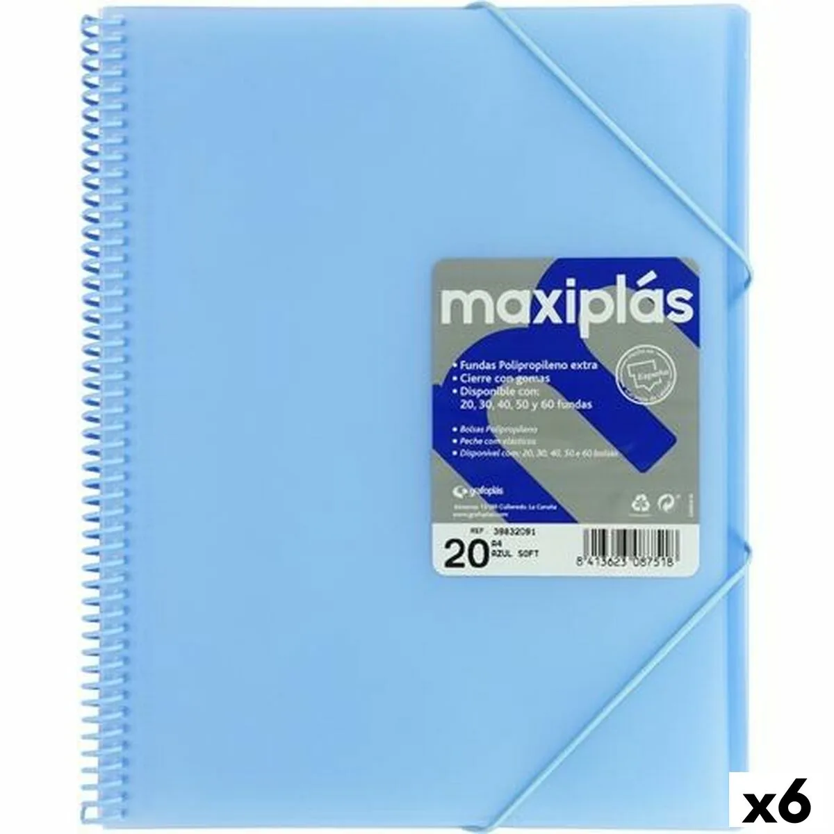 Classeur grafoplas bleu a4 6 unites s844088548. Diaytar : Parce que vos goûts sont éclectiques, notre offre de produits l'est tout autant. Explorez sans modération.