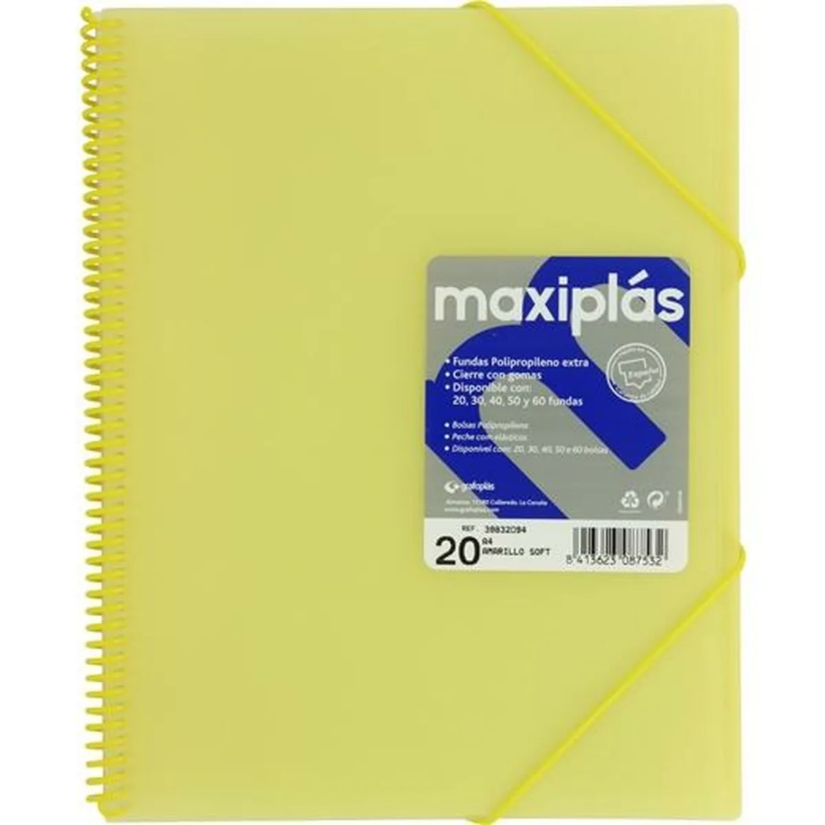 Classeur grafoplas jaune a4 6 unites s844088656. Notre équipe Diaytar est une bande de dénicheurs compulsifs, toujours en quête du produit qui provoquera l'étincelle dans votre regard.