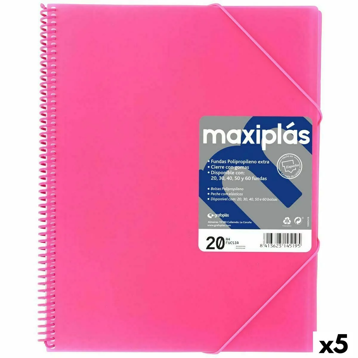 Classeur grafoplas maxiplas fuchsia a4 5 unites s844088387. Diaytar, c'est le résultat de years of market research condensé en une seule plateforme intuitive et généreuse.