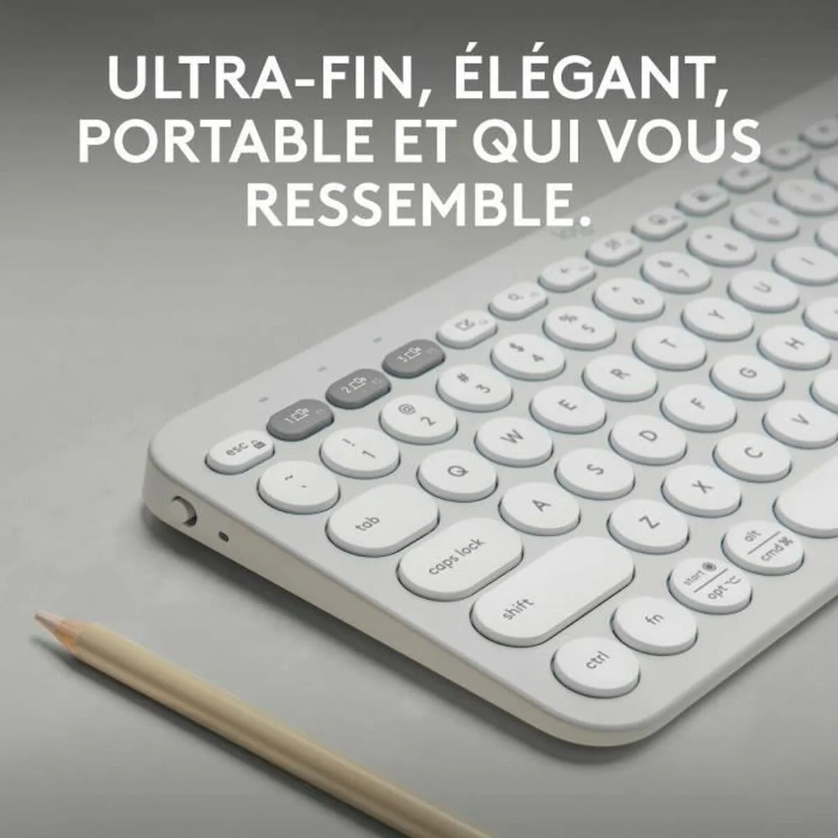 Clavier bluetooth avec support pour tablette logitech k380 francais blanc azerty s719278344. Style et élégance se conjuguent parfaitement dans notre rayon mode Diaytar.
